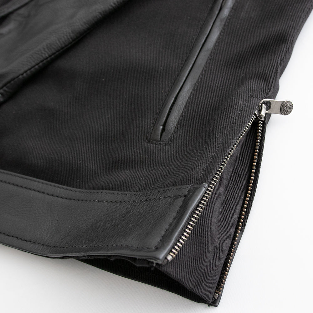 MARTIAL Motorcycle Twill/Leather Jacket Men's Motorcycle Jacket Best Leather Ny