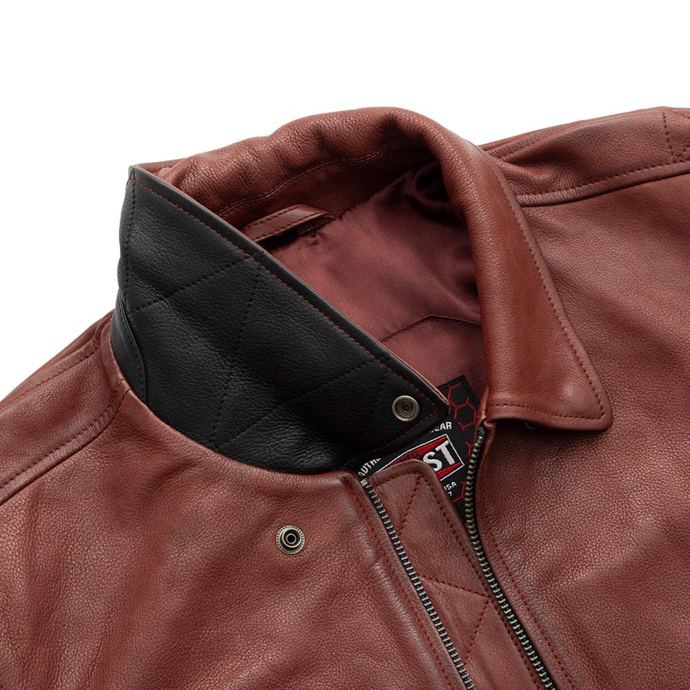 Striker Moto Bomber - Men's Leather Jacket Men's Motorcycle Jacket Best Leather Ny