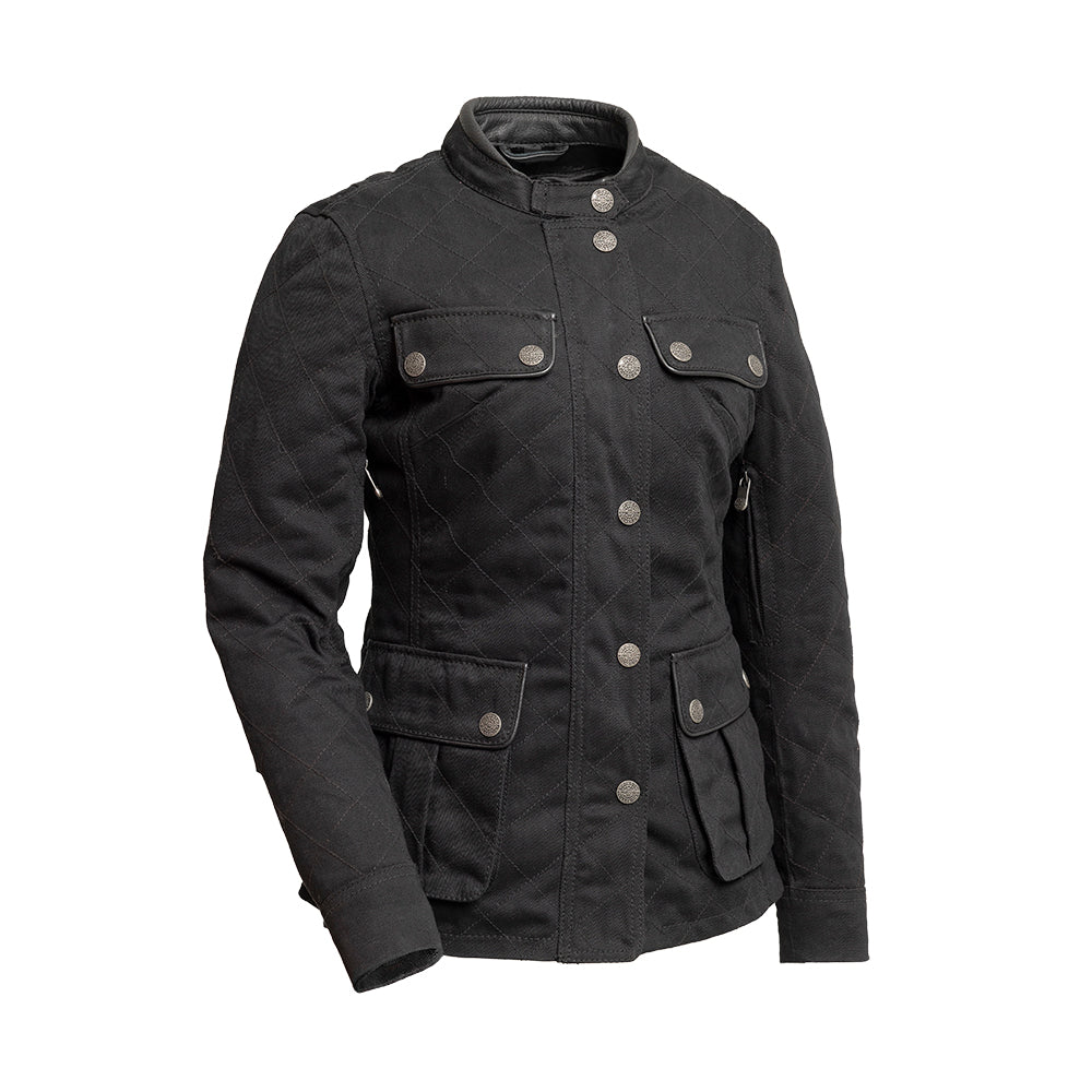 Storm - Women's Twill Motorcycle Jacket Women's Textile Jacket Best Leather Ny XS