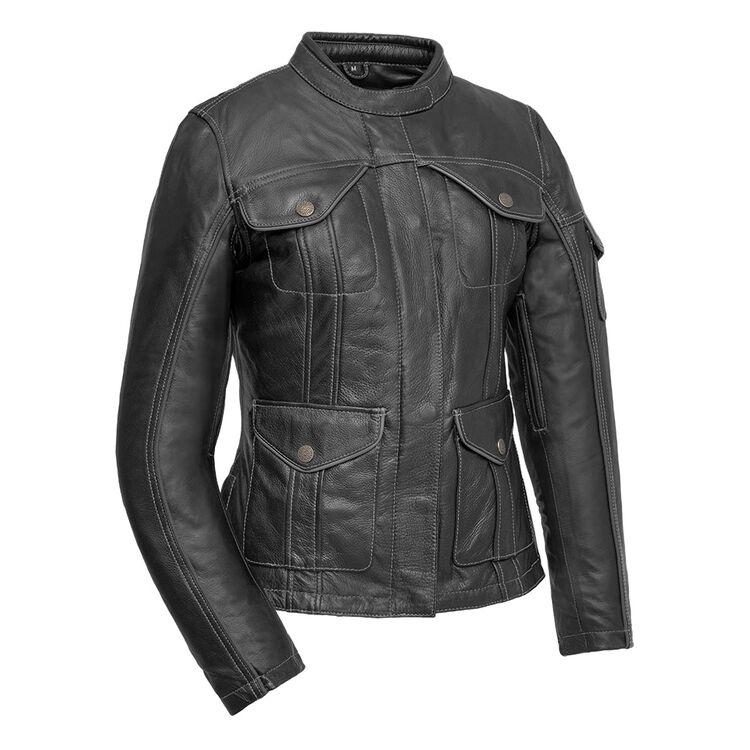 Scarlett - Women's Motorcycle Leather Jacket Women's Motorcycle Leather Jacket Best Leather Ny Black XS