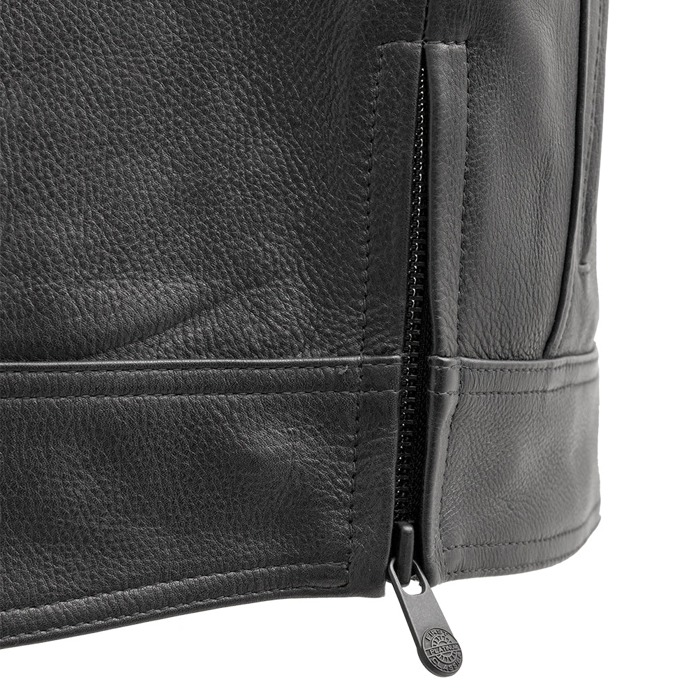CANUCK - Motorcycle Leather Vest Men's Leather Vest Best Leather Ny