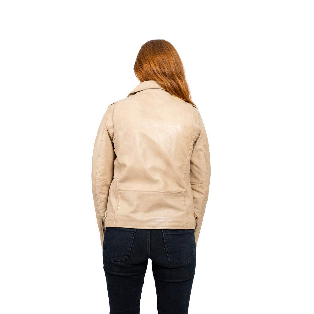 Rebel - Women's Fashion Lambskin Leather Jacket (Oil Sand) Women's Fashion Leather Jacket Best Leather Ny