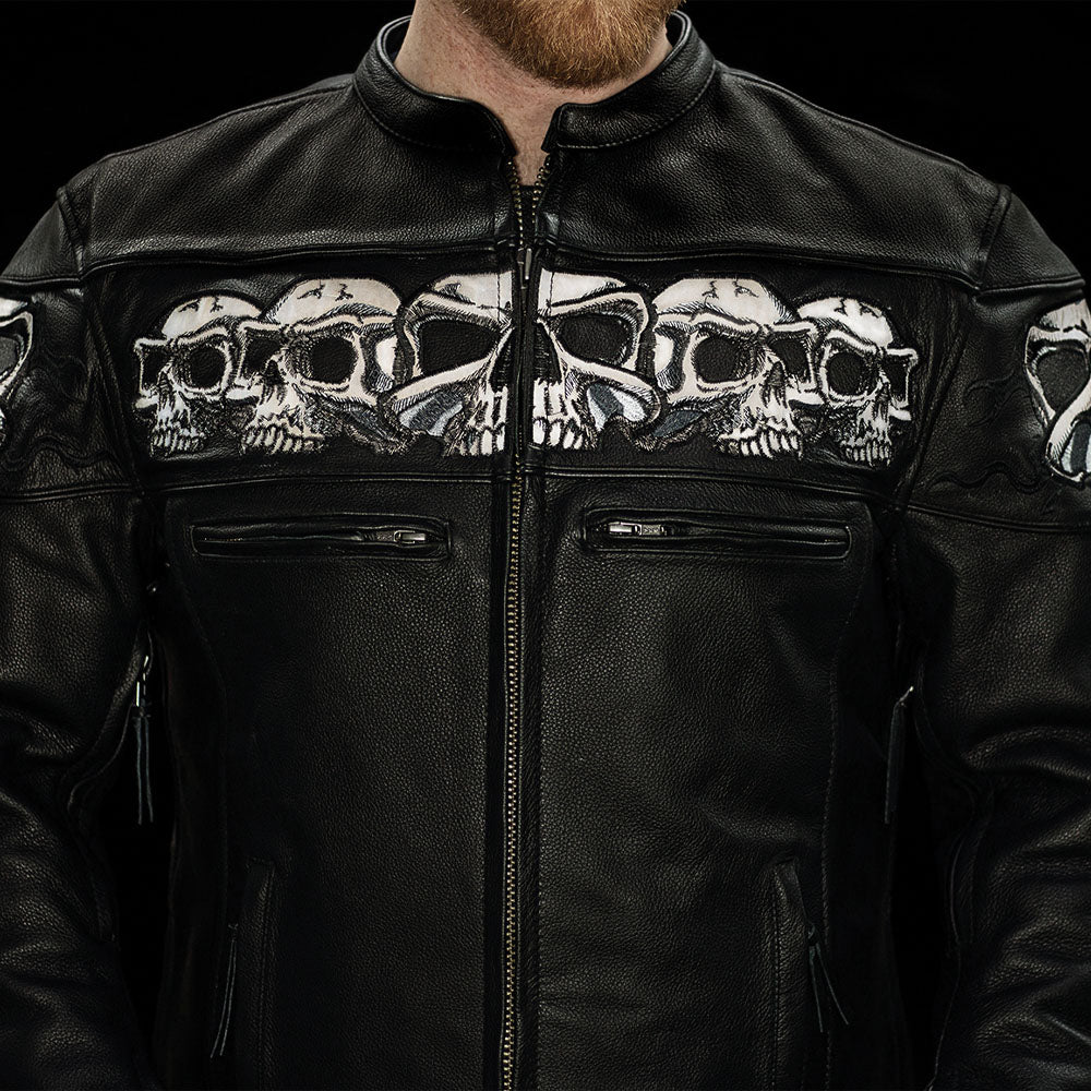 MORTAL Men's Leather Motorcycle Jacket Men's Motorcycle Jacket Best Leather Ny