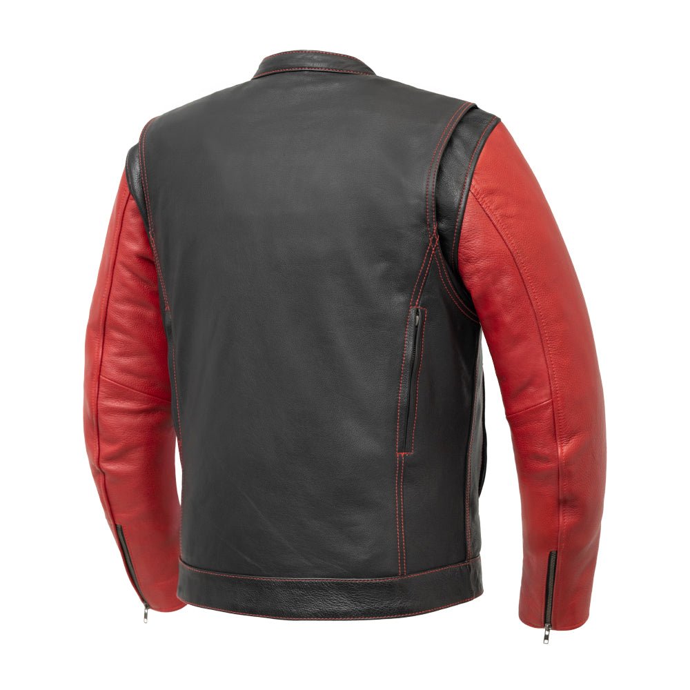 Bistro Men's Cafe Style Leather Jacket Men's Motorcycle Jacket Best Leather Ny