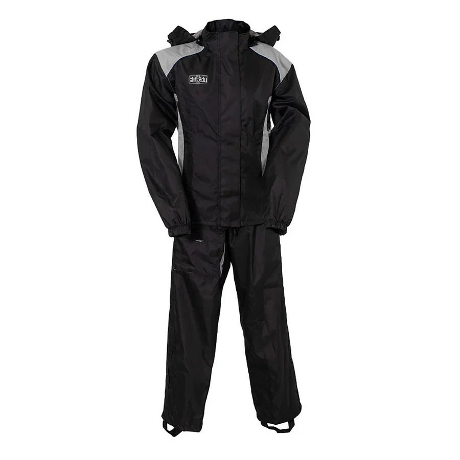 Women's Motorcycle Rain Suit Rain Suit Best Leather Ny Grey XS